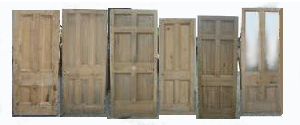Reclaimed pine doors